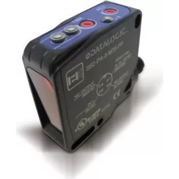 Fotoandur Datalogic S62-PA-5-M11-PP, must ABS-korpus, IP67, 18×50×50 mm