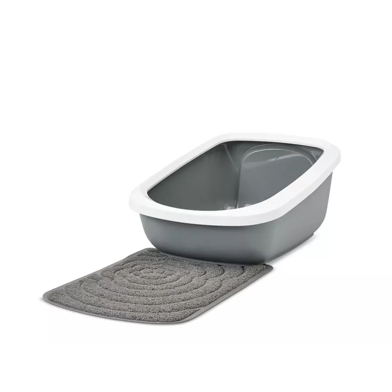 Kassiliivakast Savic Aseo Jumbo kinnine kassialus 67,5×48,5×29 cm, hall, plastik