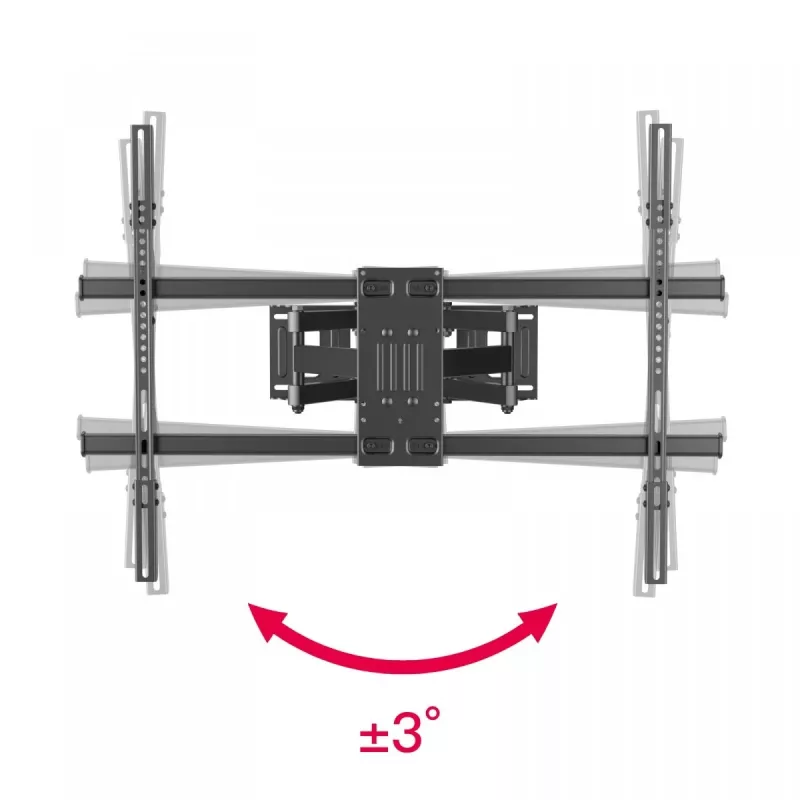 TV-kinnitus TB TB-854 kuni 100-tollistele teleritele, max 65 kg, VESA 800×600