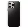 Mobiiltelefoni ümbris Nomad Modern Leather ümbris iPhone 16 Pro Max jaoks, 6,9 tolli (17,5 cm), must, nahk+PC+TPU