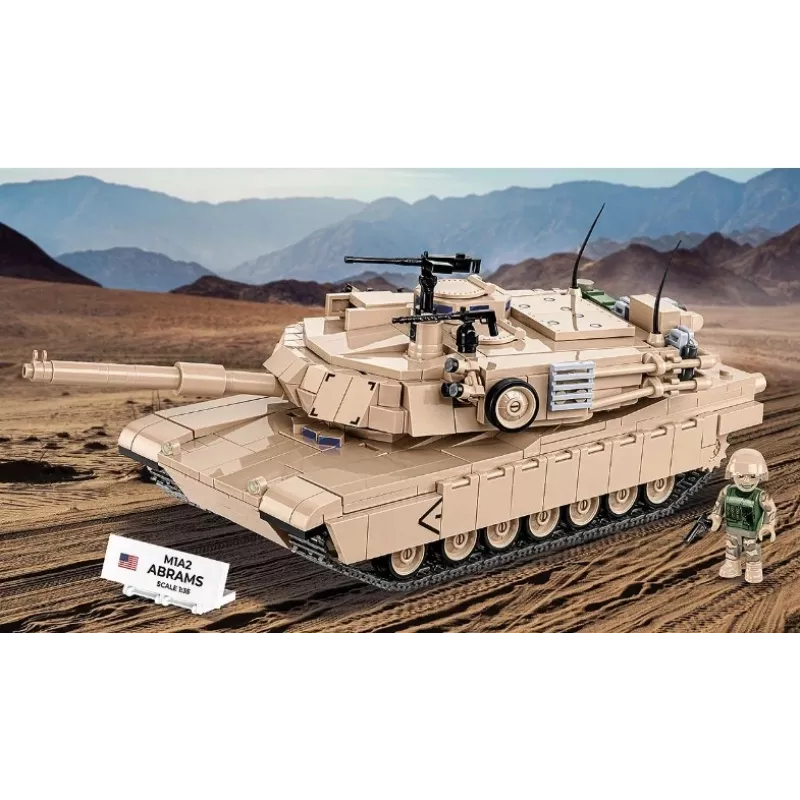 Ehituskomplekt Cobi M1A2 Abrams 1025 tükki mudel COBI-2632