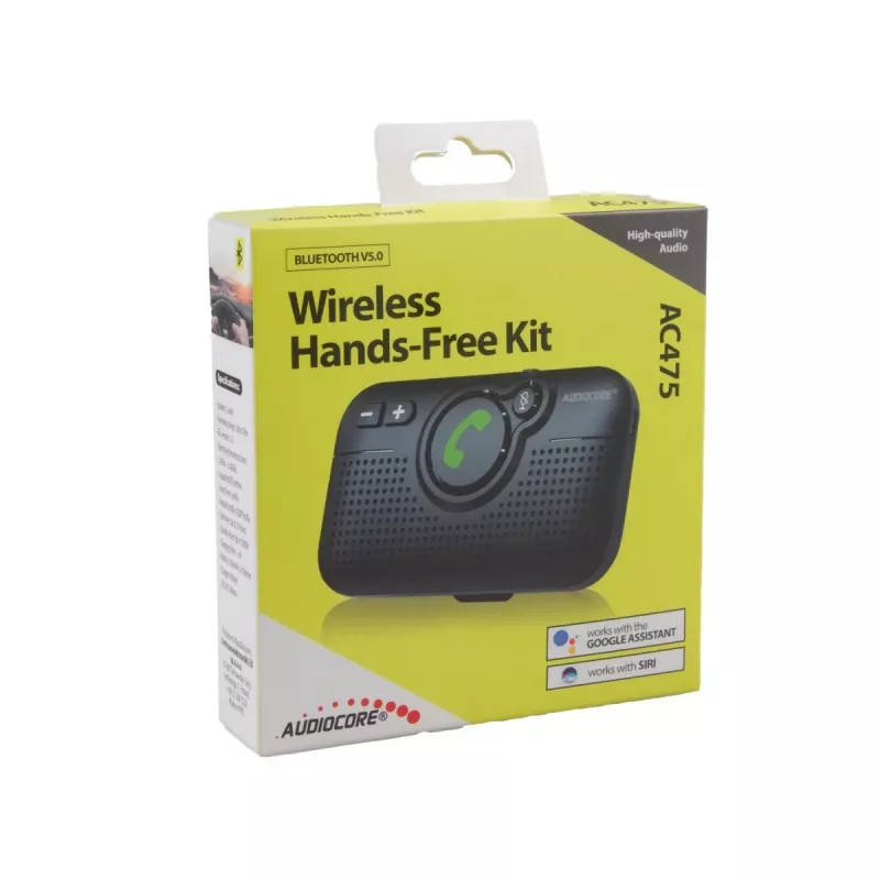 Kõrvaklapid Audiocore Auto käed-vabad komplekt BT 5.0 A2DP autostart AC47