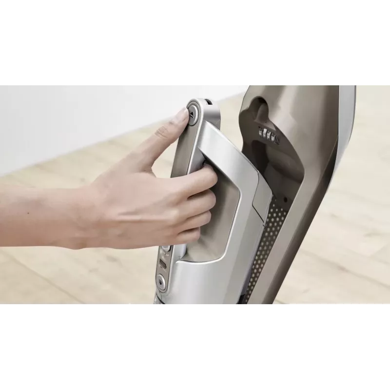 Bosch BBH3ALL23, 2-in-1 pulkpuhasti, Tolmukotita, Šampanja, Metallik, 0,4 L, Kuiv, Aku