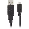 USB 2.0 kaabel, USB-A pistik > Micro-USB pistik (must, 2,0 meetrit)