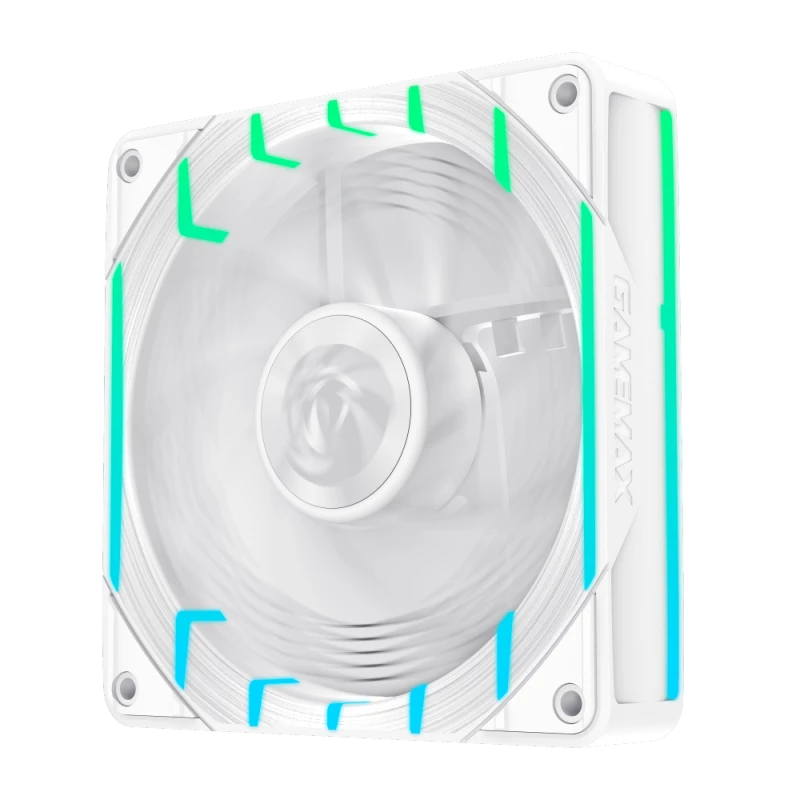 GAMEMAX TORNADO T12 ARGB-RW 120mm Valge Pöördlabadega Korpus Ventilaator