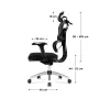 Kontoritool mark adler Expert 4.9 mudel 5701-65776 — võrk, reguleeritav peatugi, nimmekaitse, iste 44–52 cm, max koormus 150 kg