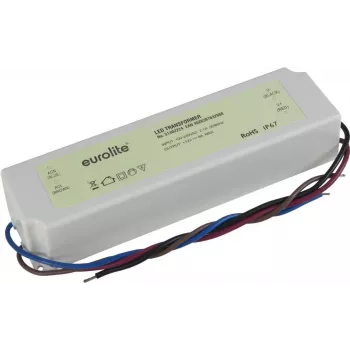 Elektrooniline trafo EUROLITE 12V 8A IP67 – madalpinge LED/halogeen toiteallikas