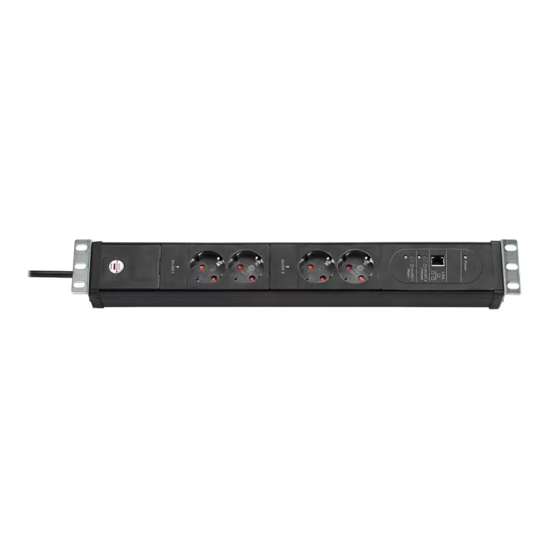 Brennenstuhl Premium-Web-Line V3 IP-juhitav pistikupesa, 4 pesa, Ethernet, 3 m (1156057984)
