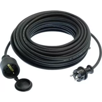 Pikendusjuhe AS Schwabe 60315, 16 A, must, 15 m
