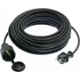 Pikendusjuhe AS Schwabe 60315, 16 A, must, 15 m