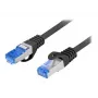 Võrgukaabel LANBERG PCF6A-10CC-0100-BK — Cat6a S/FTP, 1 m, RJ-45, must