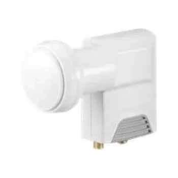 Wentronic Goobay universaalne Twin LNB, hall-valge – digitaalne SAT LNB (DVB-S2) kahele abonendile (4K/HDTV/3D-vastuvõtt) (67270)