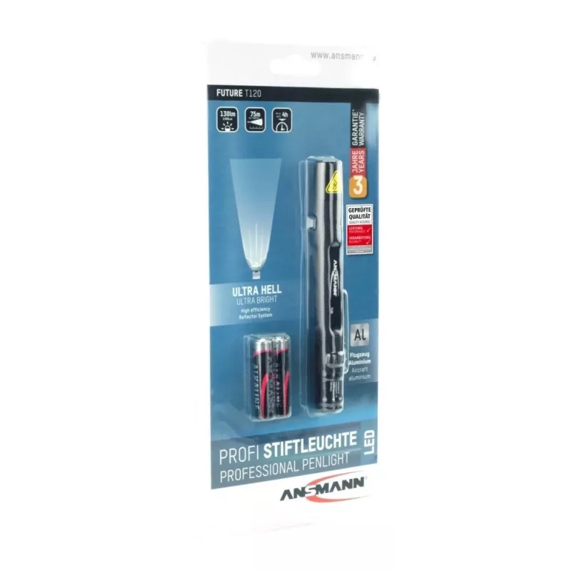 Ansmann Future T120 Must pliiatsitaskulamp LED