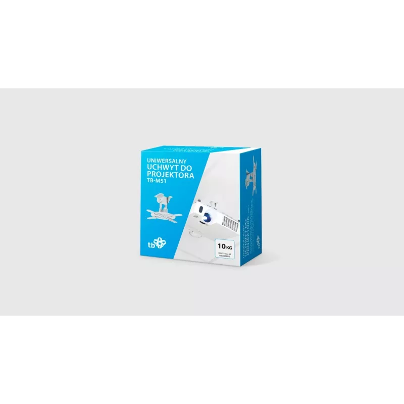 Laekinnitus projektorile TB TB-M51 — toetab kuni 10 kg, 15,2 cm pikendus
