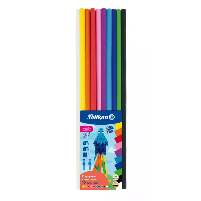 Krepp-paber Pelikan 101622 Mitmevärviline 500 mm 10 lehte