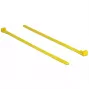 Delock Kabelbinder wiederverwendbar hitzebeständig L 200 x B 7,5 mm 100 Stück gelb