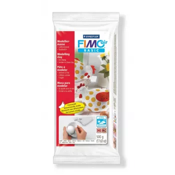 Modelleerimissavi Staedtler FIMOair basic 8100 Valge 500 g