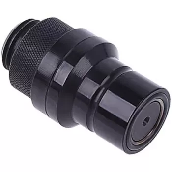 Liitmik Alphacool 17440 — messingist arvuti jahutusliitmik, must, 32×86×32 mm