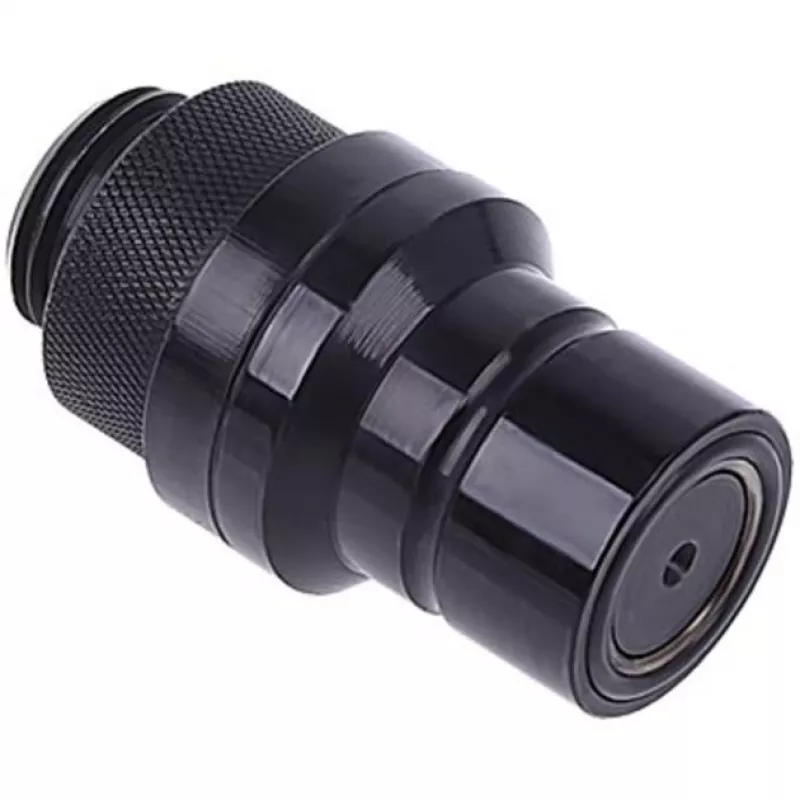 Liitmik Alphacool 17440 — messingist arvuti jahutusliitmik, must, 32×86×32 mm