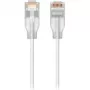 Võrguparanduskaabel UBIQUITI UACC-Cable-Patch-EL Cat6 RJ-45 2.5GbE PoE++ 0,15 m poolläbipaistev valge (24 tk)