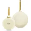 Praepannide komplekt GreenPan Padova Reserve — alumiinium, kreem, Ø20 cm ja Ø26 cm, 2 tk