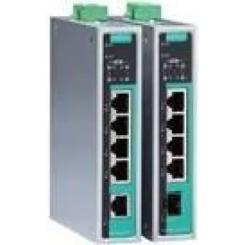 Võrgulüliti MOXA EDS-G205A-4PoE-T haldamata Gigabit Ethernet 5 porti (4x PoE) Alumiinium 4U