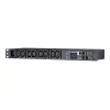 CyberPower PDU41005 toitejaotusseade (PDU) 8 vahelduvvoolu pistikupesa 1U Must