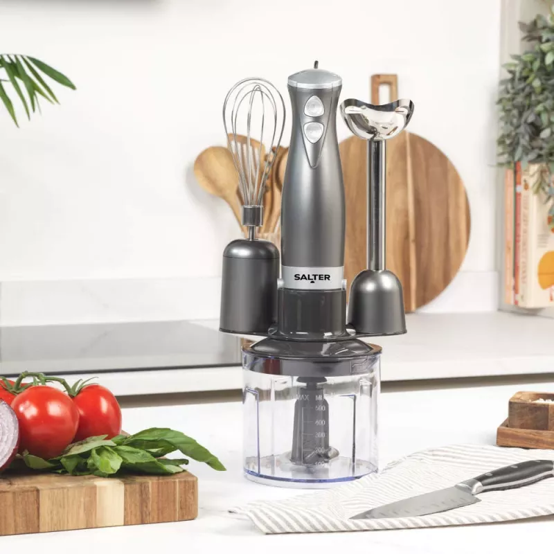 Salter EK2827GUNMETALFVDE Cosmos 3 in 1 Blender Set