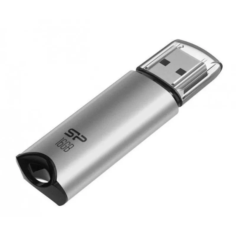 Silicon Power | USB-mälupulk | Marvel Series M02 | 16 GB | Type-A USB 3.2 Gen 1 | Hõbedane