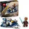 LEGO Microfighter Star Wars Plo Kooni Jedi tähelaev 75400 — 89 osa, 1 minifiguur, vanus 6+