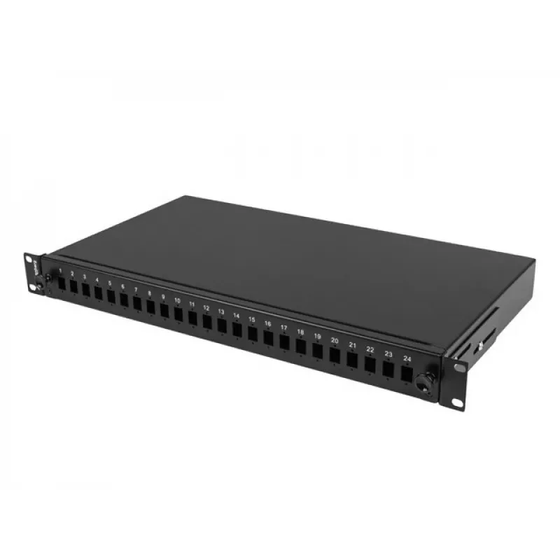 Valguskaabli jaotuskarp Rack 1U 24x SC LC 19