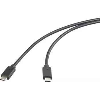 Renkforce USB-C-kaabel USB 3.2 Gen2x2 pistik-pistik 2,00 m must TPE-kate (RF-6609644)