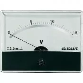 Voltcraft AM-86X65/15V/DC paigaldusmõõteriist AM-86X65/15V/DC 15 V liikuva pooliga mõõteriist (AM-86X65/15V/DC)