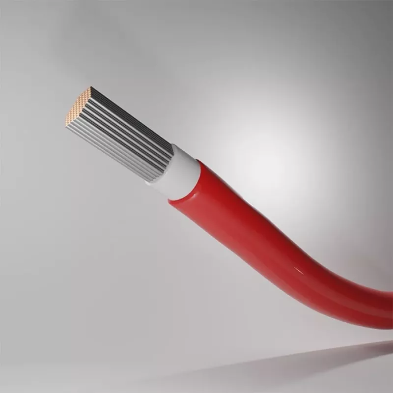 Päikesekaabel QOLTEC 53852 6 mm², 100 m rull, punane