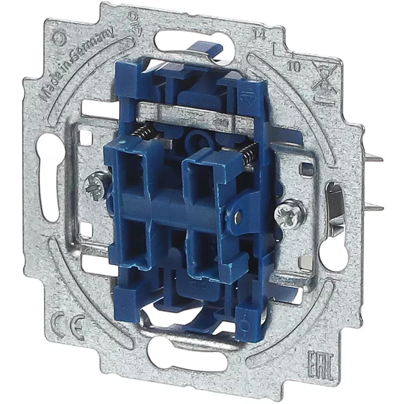 BUSCH JAEGER 2020/4 US - Juhtmega - Must - Hall - Vahelduvvool - 250 V - 71 mm - 25 mm