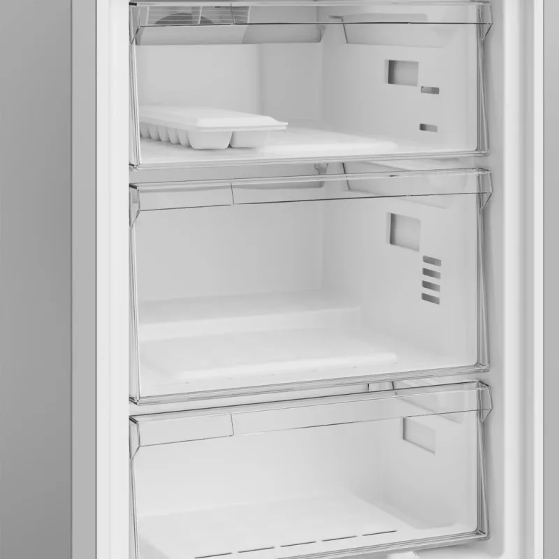 Külmik Indesit INK 25402 S4E | Kombi, eraldiseisev, No Frost, 249 L külmikus / 106 L sügavkülmikus, K 203,5 cm, Energiaklass E, 37 dB, Hõbedane