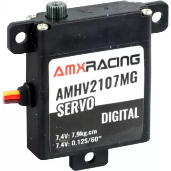 Amewi Standard-Servo AMXRacing AMHV2107MG Midi Analoogservo – ülekande materjal: metall (28447)