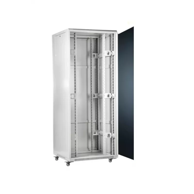 SOMI Networks | 27U, 19″ vabaltseisev kapp | 27U-60/60NAC | Hall | Maksimaalne kandevõime 800kg; Eemaldatavad ja lukustatavad külgpaneelid; Klaasuksed; Monteerimata | Sügavus: 60 cm
