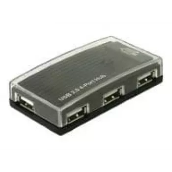 USB-jaotur DeLOCK 4 porti väline USB 2.0 480 Mbit/s