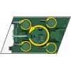 Portable traffic signal Theo Klein 2990 three aspects traffic signal