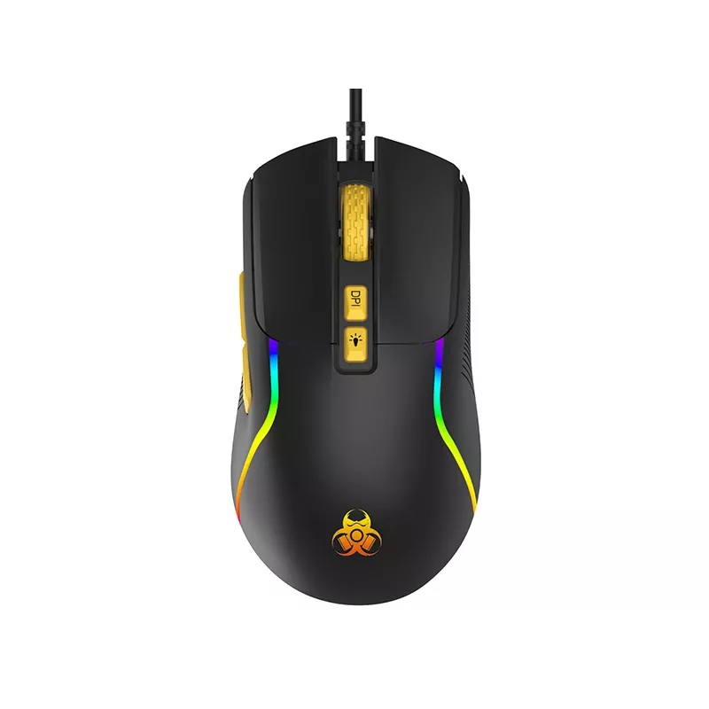 Tracer HORNET 87 klaviatuur Hiir komplektis Mängu USB QWERTY Inglise Must, Kollane