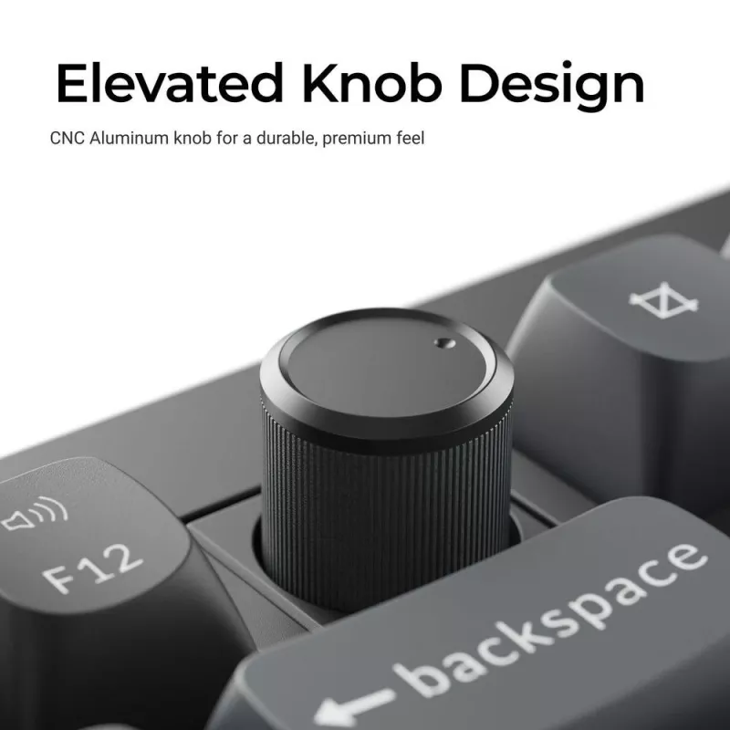 Mechanical klaviatuur Keychron V6 Ultra 8K — Full-size 100% QWERTY, Bluetooth, RGB, Must