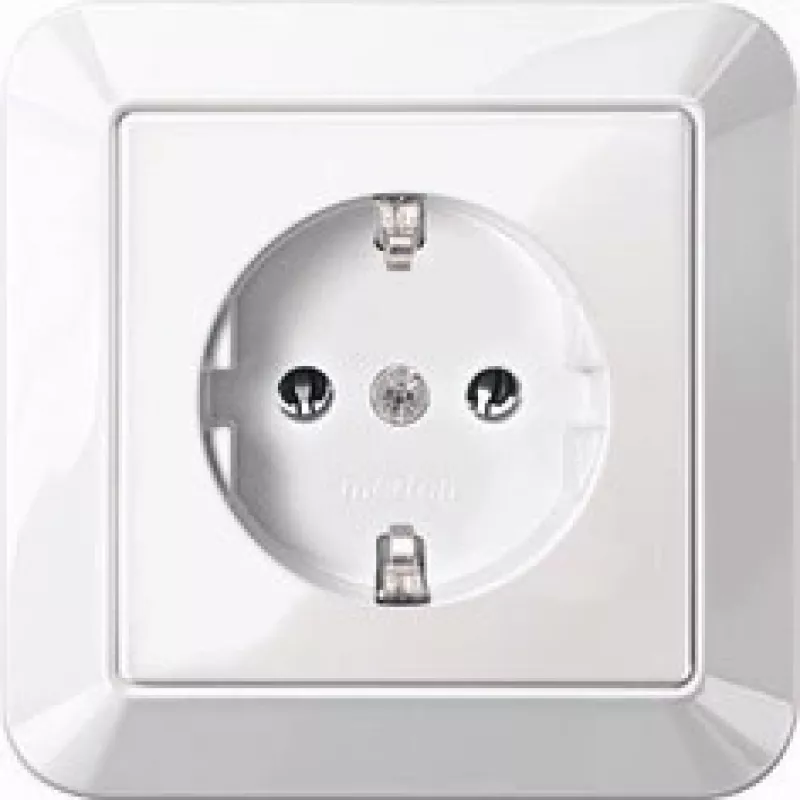 MERTEN SCHUKO-pistikupesa 16A MEG2301-1019 termoplast polaarpunane kaanega MEG2 MEG2301-1019 (MEG2301-1019)