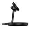 Baseus Swan 3-in-1 juhtmevaba magnetlaadimisalus 20 W must universaalne versioon (sisaldab: USB-C–USB-C kaabel 3A 1m)