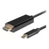 Lanberg USB-C–HDMI kaabel, 0,5 m 4K/60Hz, must | Lanberg | USB-C–HDMI kaabel | CA-CMHD-10CU-0005-BK | 0,5 m