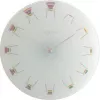 NeXtime klok 8809 Chair, Ø30 cm, Seinale, Valge/Mitmevärviline