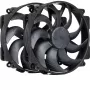 Noctua NF-A14x25r G2 PWM Sx2-PP chromax.Must 140mm kahe ventilaatori komplekt
