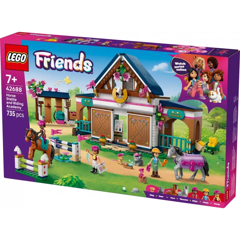 Blocks Friends 42688 Hobusetall ja Ratsakool