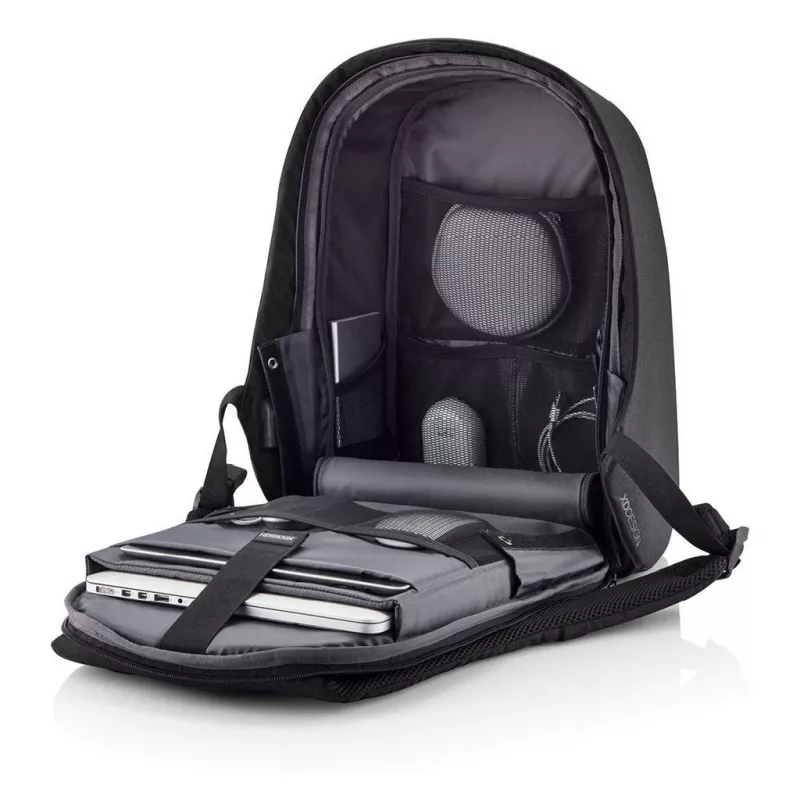 Seljakott XDDESIGN Bobby Hero Small, vargusevastane, 11,5 L, tahvelarvuti kuni 12,9 tolli, PET/vaht, must