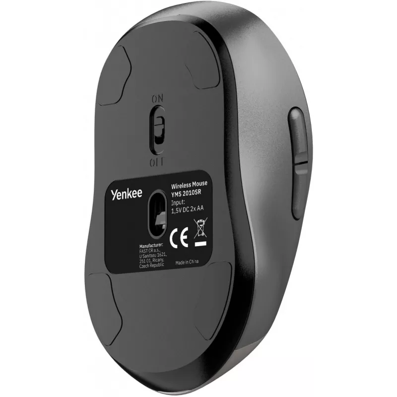 YENKEE YMS 2010SR GYRO kahe ühendusviisiga juhtmevaba hiir, Bluetooth + USB 2.4 GHz
